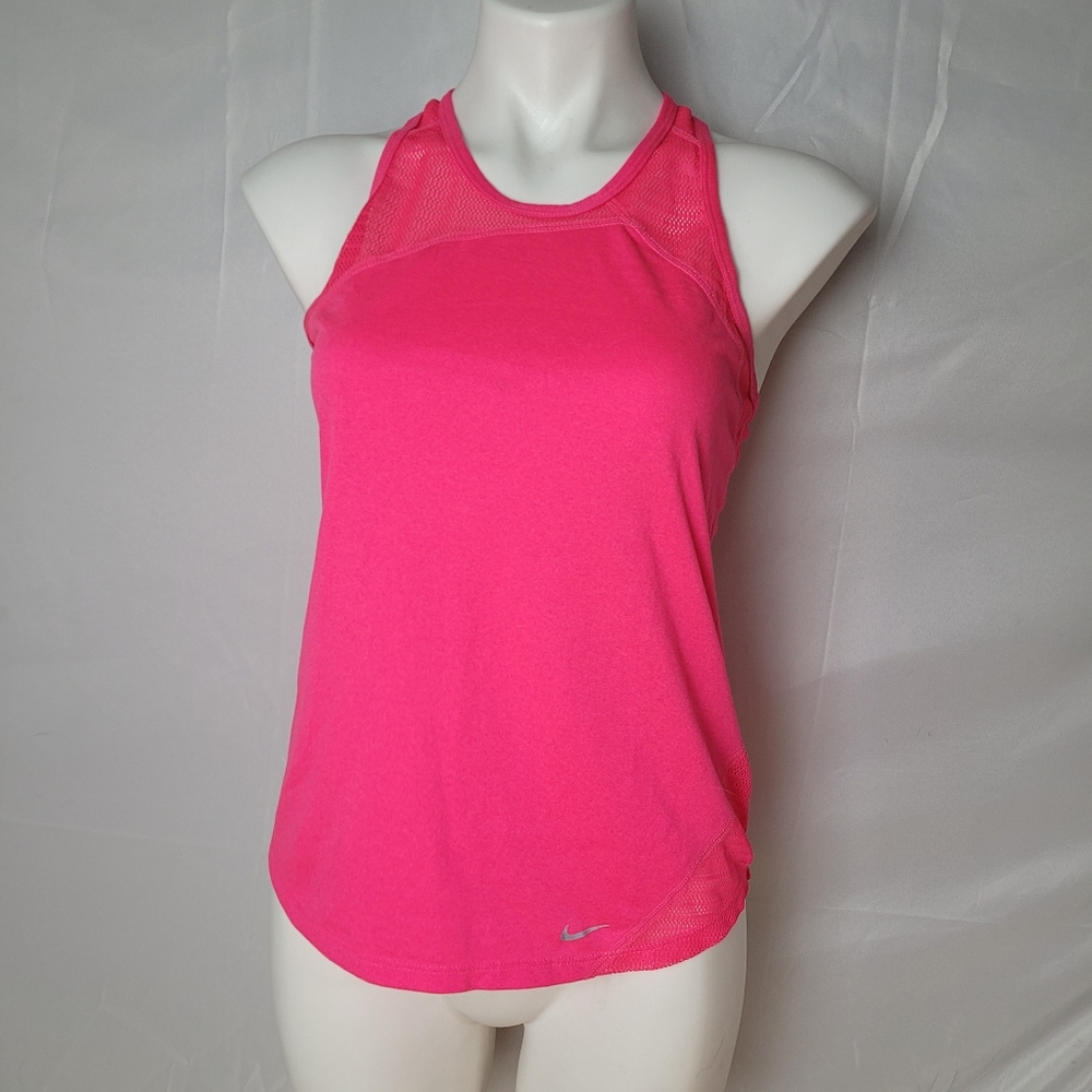 Bright pink Nike tank